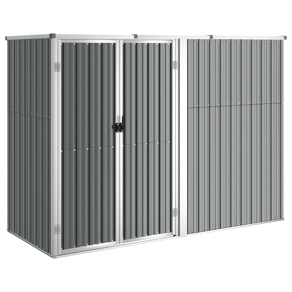 vidaXL Cobertizo Herramienta Acero Galvanizado Cubierta Exterior Color Antracita,  Gris,  Marrón y mas