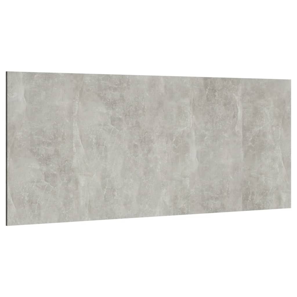 vidaXL Cabecero de cama madera contrachapada gris 200x1,5x80 cm
