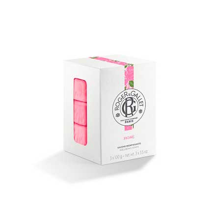 Roger & Gallet Jabón de Rosa Perfumado 3X100G