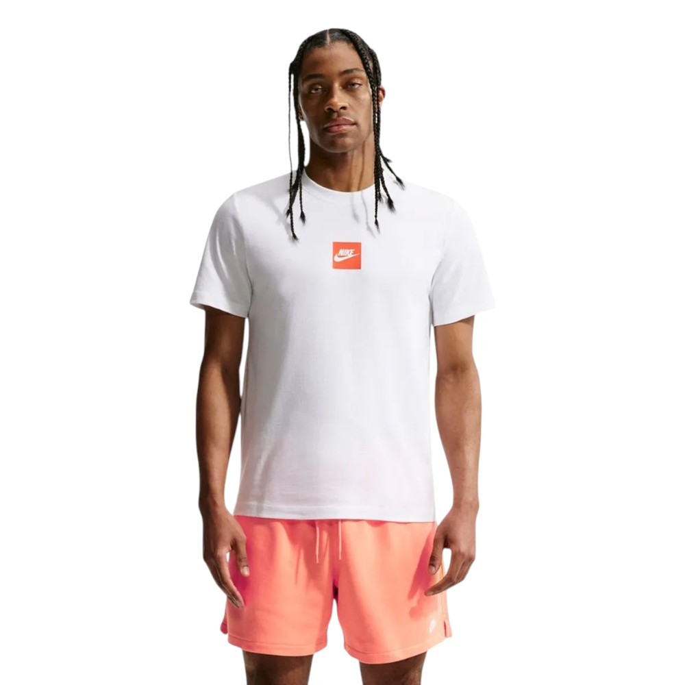Camiseta Nike Nsw Std Just Do It Blanco Ir4972-100 Hombre Casual