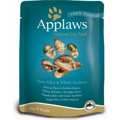 Applaws Sobre Gatos Adultos Atún con Anchoa Entera - 1 unidad - 70 gr