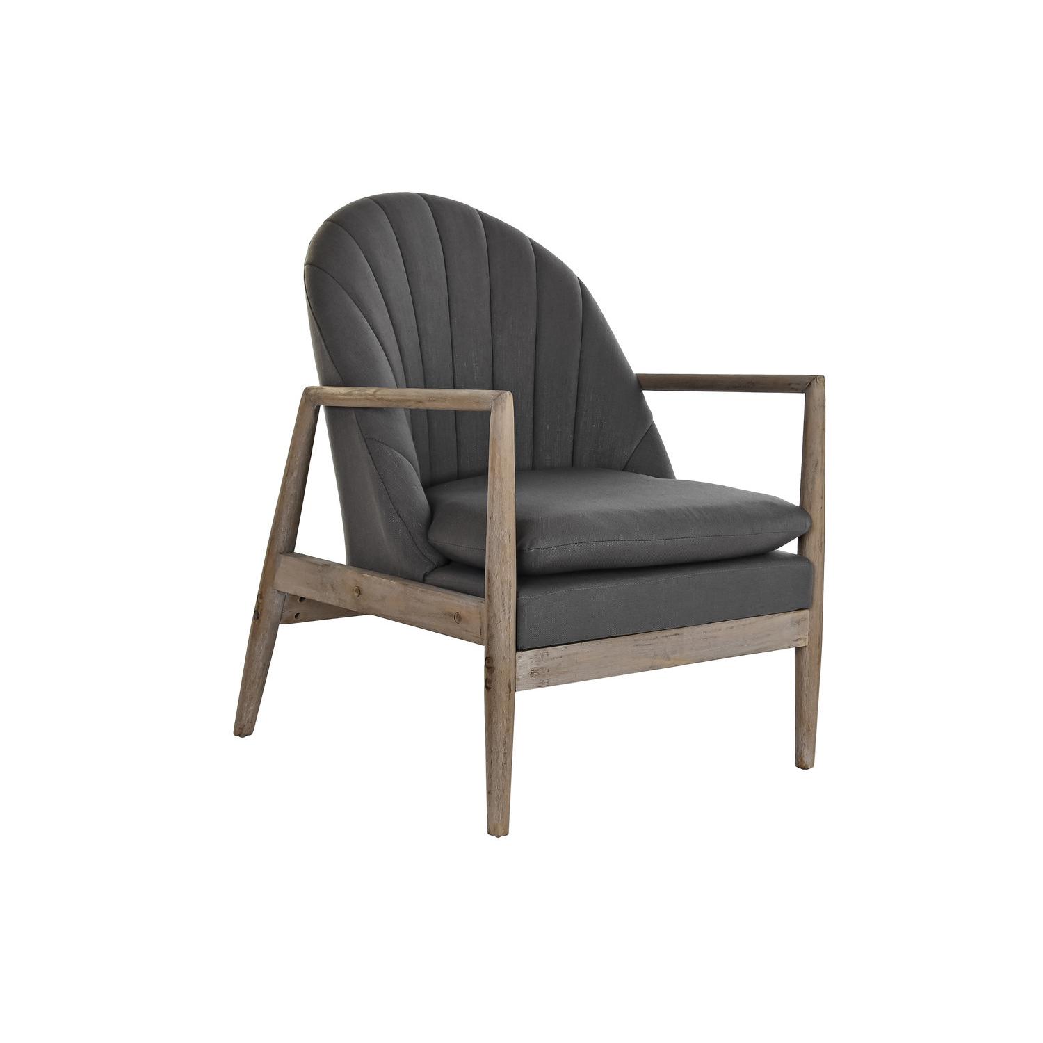 BUTACA ABETO POLIESTER 68X69X89 GRIS OSCURO FIJALO MB188995
