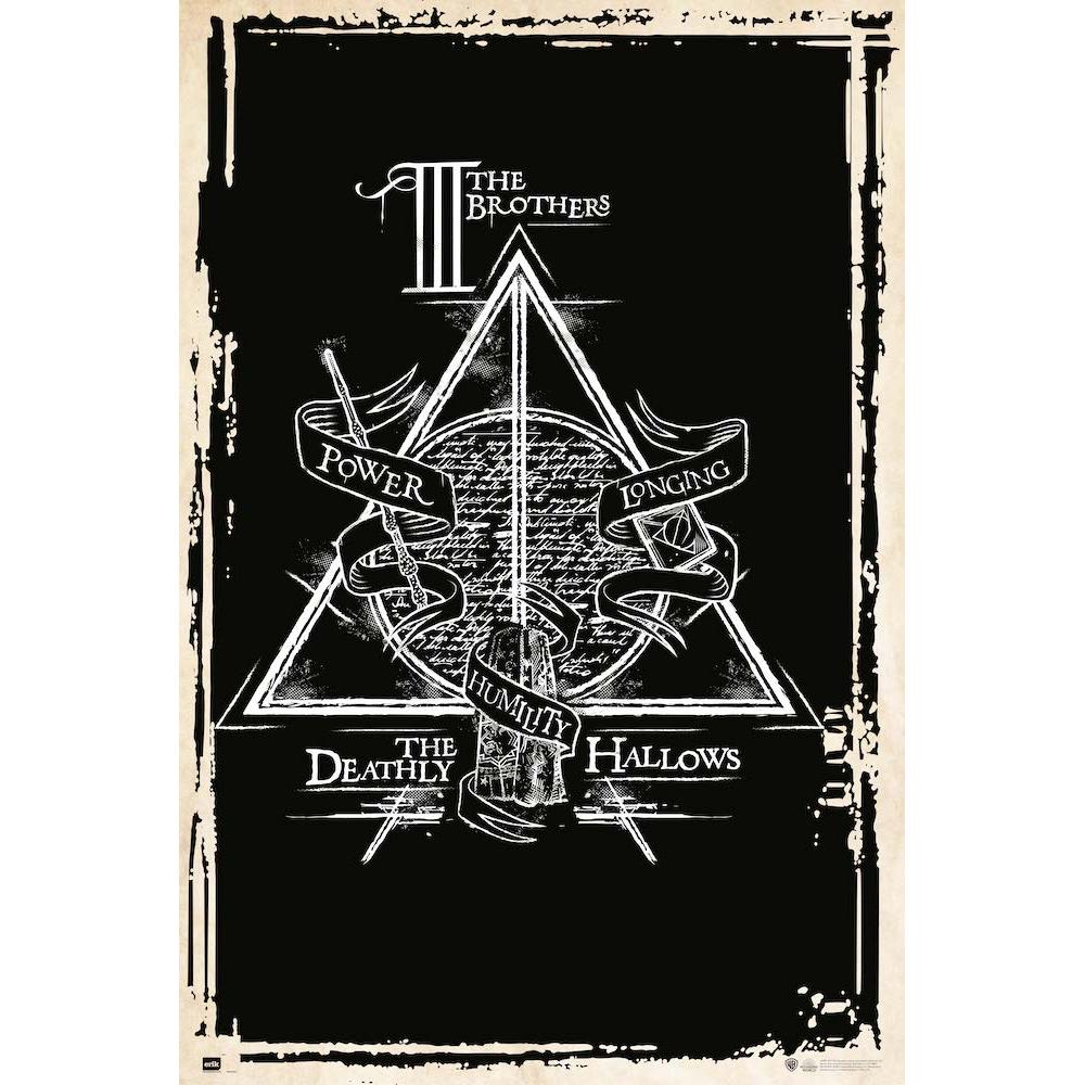 Poster harry potter las reliquias de la muerte simbolo