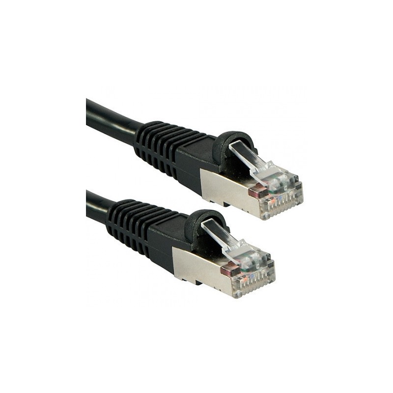 Lindy - 47176 cable de red Negro 0,5 m Cat6a S/FTP (S-STP) 47176