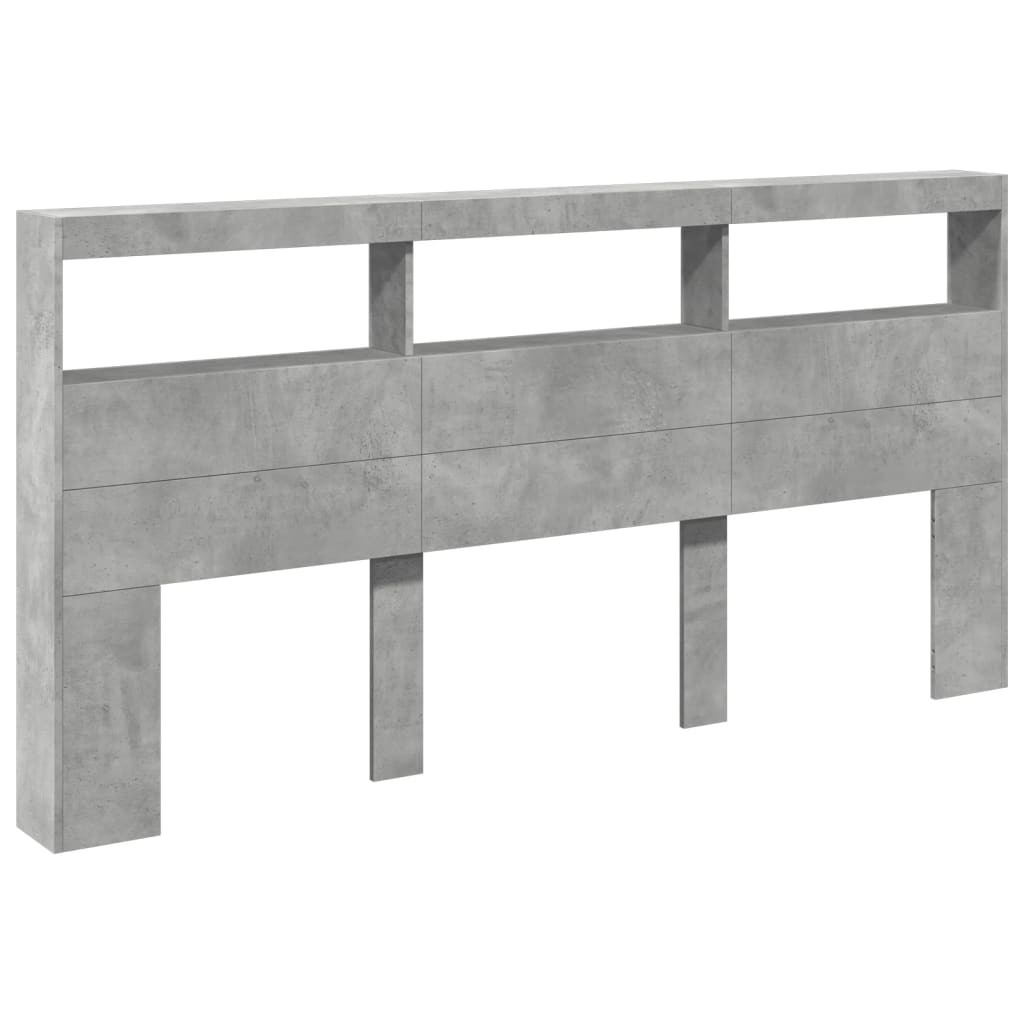vidaXL Cabecero de cama con luz LED 200x17x102 cm