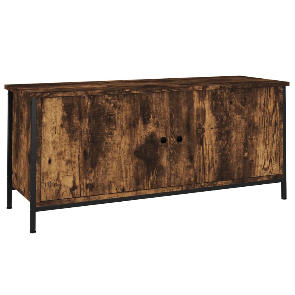 vidaXL Mueble TV con puertas contrachapada 102x35x45 cm, Mueble de Salon, Mueble TV, Mueble TV salon, Mesa de TV, Mueble tele