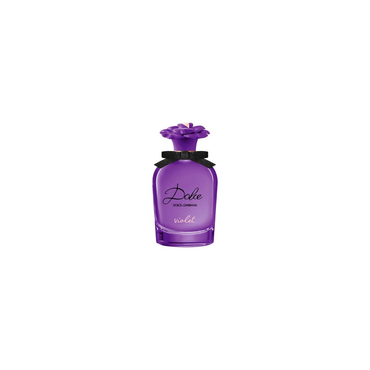 Dolce & Gabbana - Dolce Violet Eau de Toilette para mujer, fragancia floral fresca con notas de grosella negra, violeta y vainilla de Madagascar, 75 ml
