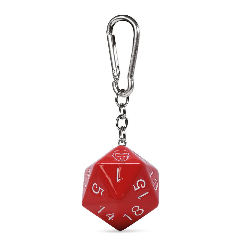 Pyramid Sm Entertainment Korea N/A - Stranger Things (D20) Polyresin Llavero Ufficiale, Red, Approx 50mm x 30mm x 8mm, Llavero
