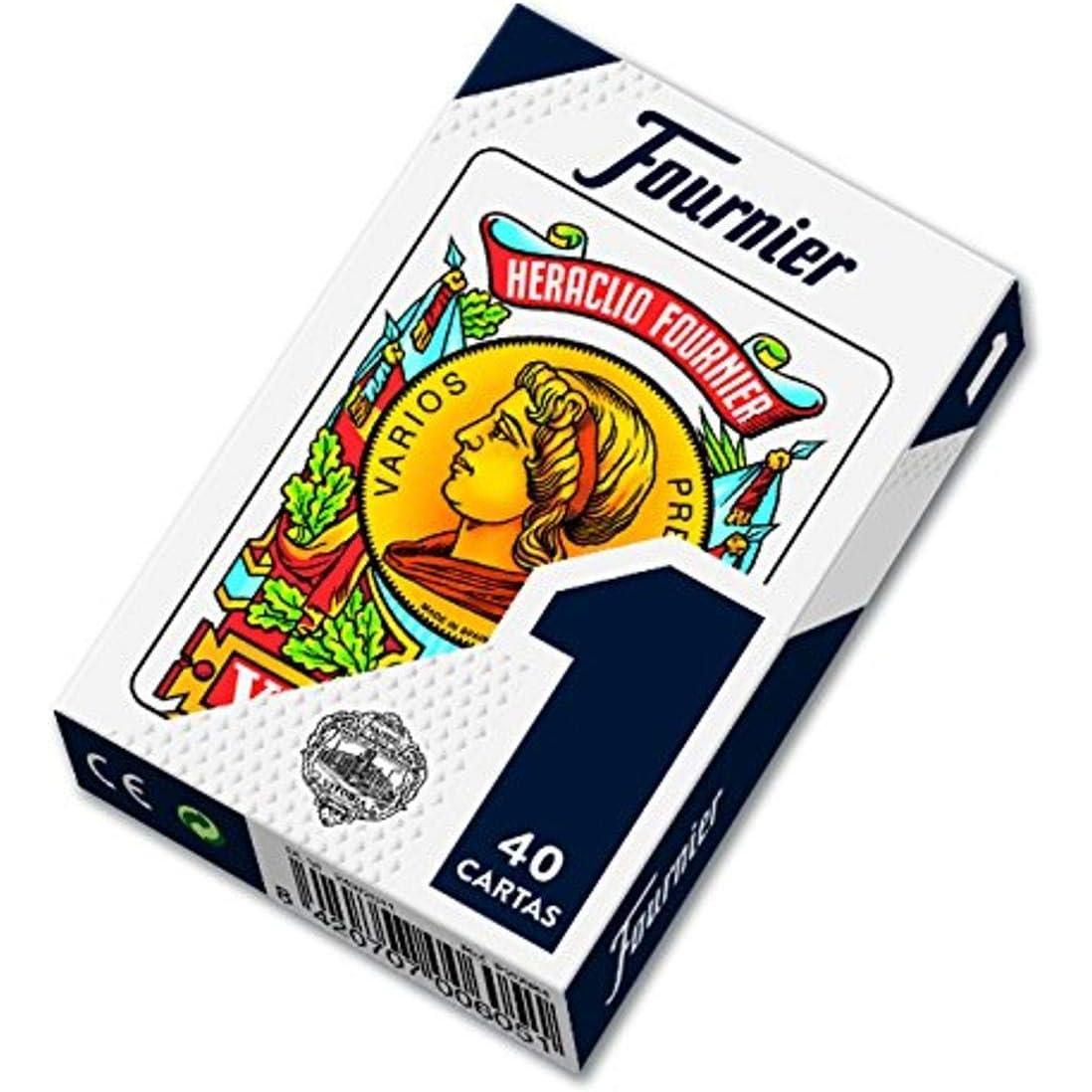 Baraja 40 Cartas - Nº 1 - Caja de Carton - Baraja Española Fournier de 40 Cartas - Packs de 4, 2 o 1 Baraja