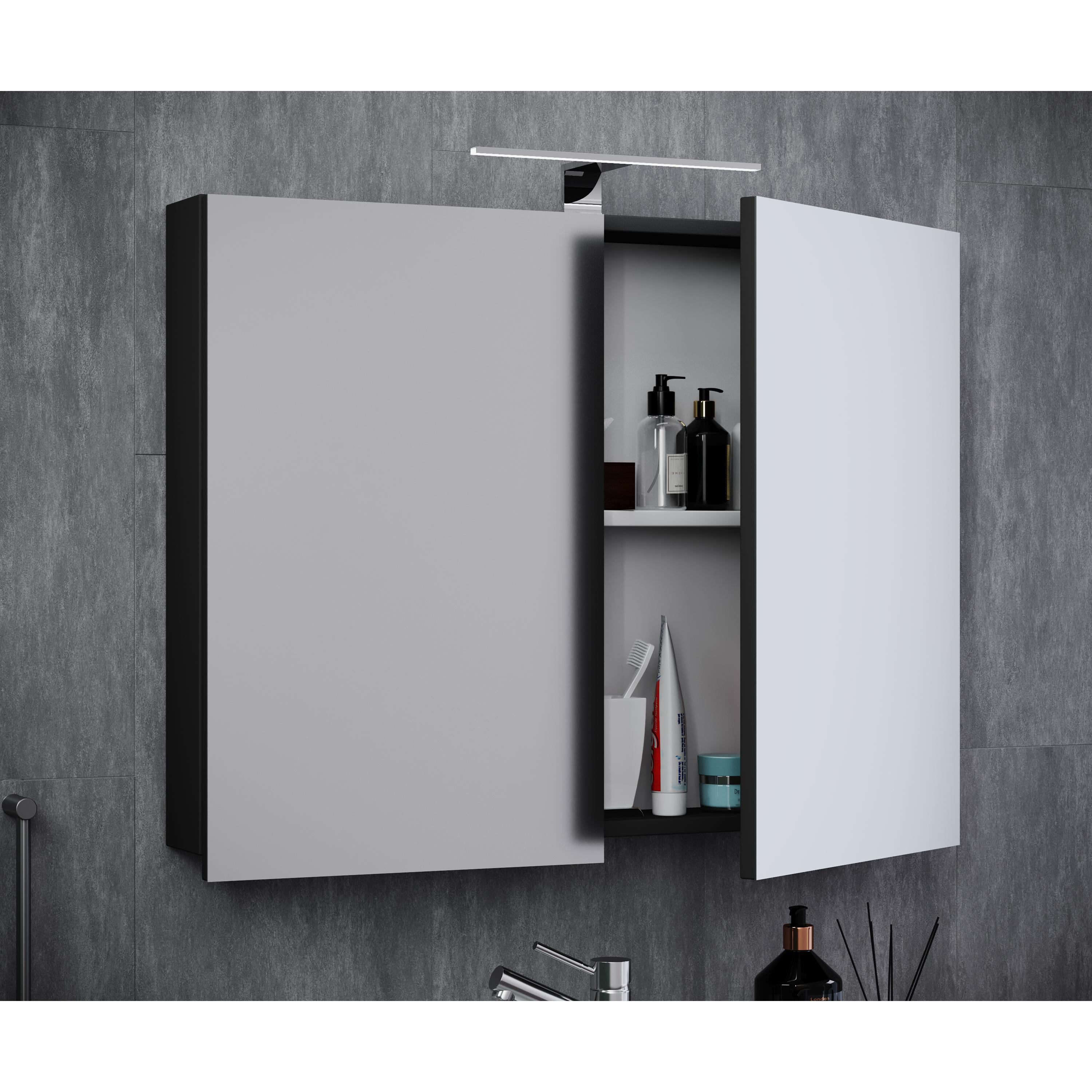 Espejo de baño Espejo de pared Espejo colgante Armario con espejo de baño Badinos 59 x 60 cm Espejo de baño Espejo de pared Espejo colgante Armario con espejo de baño Badinos 59 x 60 cm