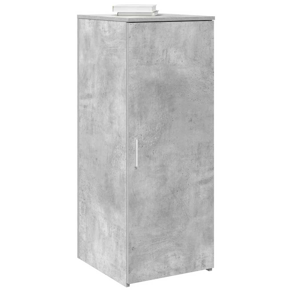 vidaXL Armario de madera de ingeniería 40x45x103,5 cm en color Roble ahumado/Marrón roble/Gris hormigón | almacenamiento funcional diseño moderno para baño dormitorio sala