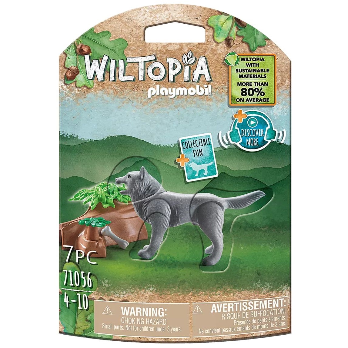 Playmobil Wiltopia Lobo, 71056, Animales, Naturaleza y Zoo