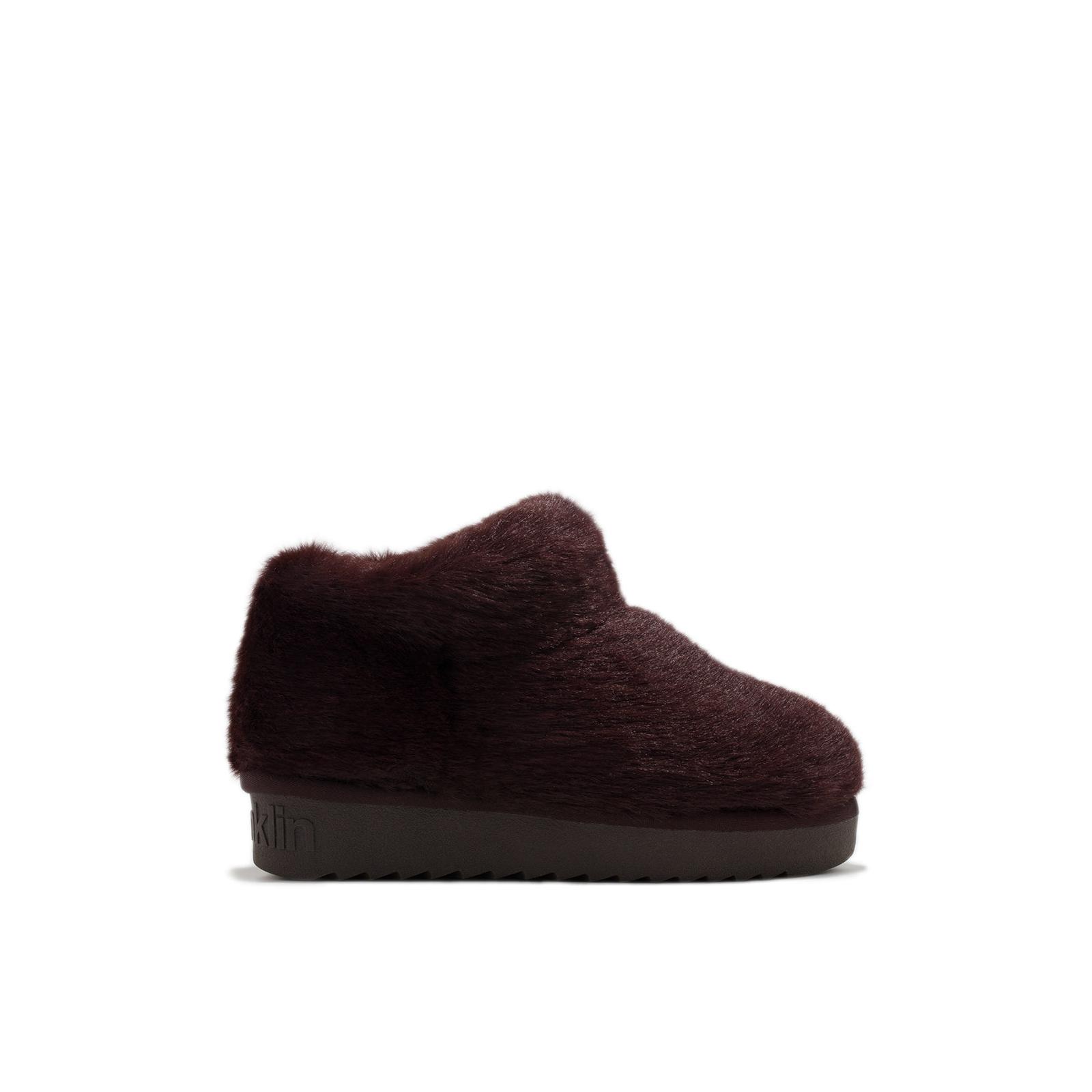 D.Franklin Botas Australianas de Corte Bajo Nordic Basic    Camel  - Botas para Mujer - Moda casual Mujer