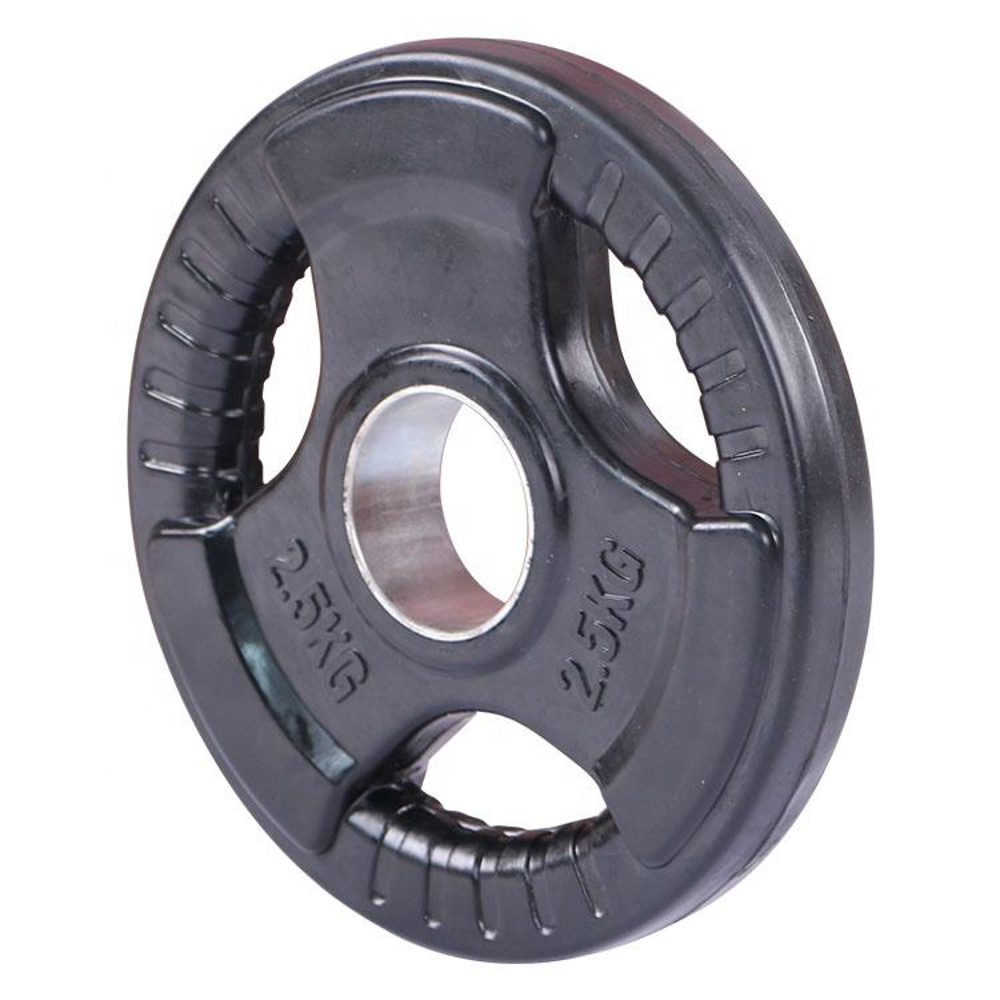 Ozio Fitness OZIOFITNESS Disco de Pesas 2,5 Kg Olímpico 50 Mm Goma Premium 3 Agarres