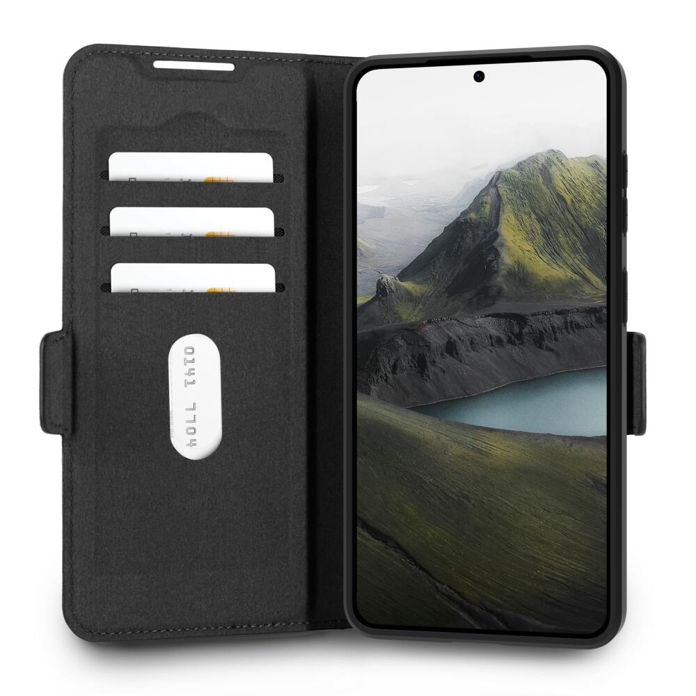 dbramante1928 Oslo Pro funda para teléfono móvil 16 cm (6.3") Funda cartera Negro