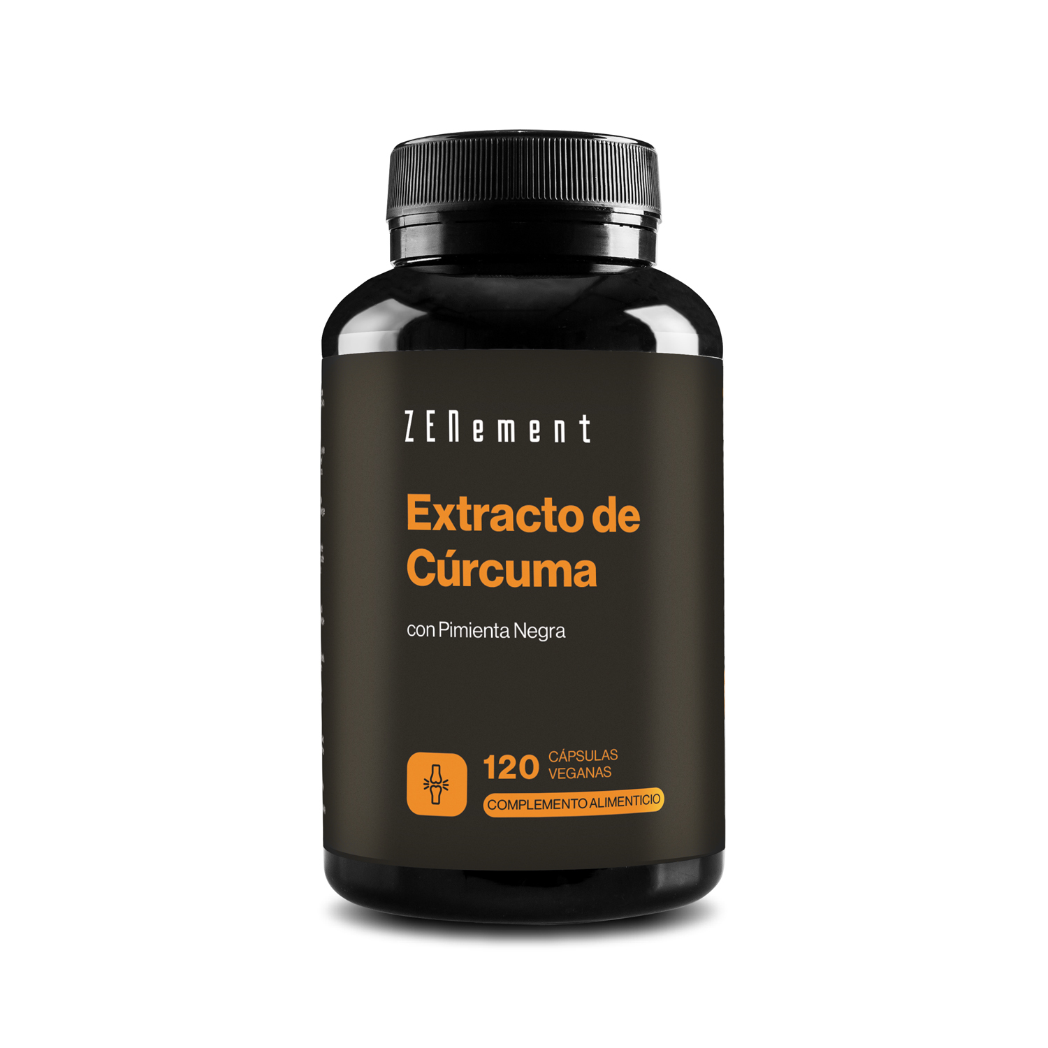 Extracto de Cúrcuma con Pimienta Negra - 120 Cápsulas Zenement
