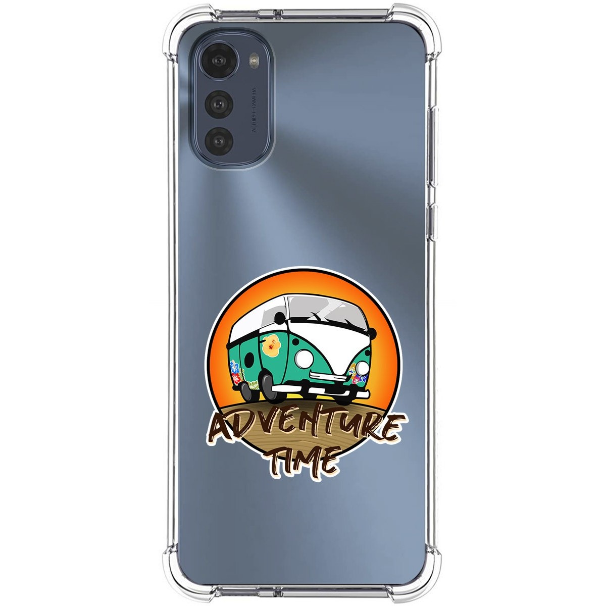 Funda Silicona Antigolpes para Motorola Moto E32 4G diseño Adventure Time Dibujos