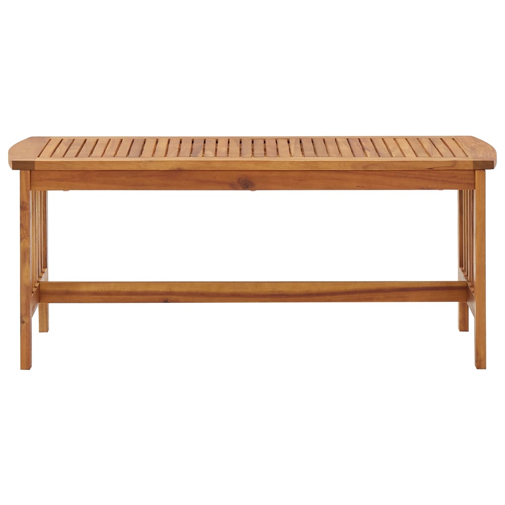 vidaXL Mesa de centro de madera maciza de acacia 102x50x43 cm Mesita de Salón o Comedor o Auxiliar Mesa de Café Meuble Salón