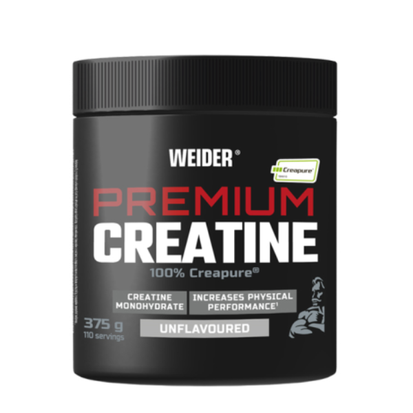 Weider Premium Creatina 100% Creapure, 375 g - Suplemento de Creatina Monohidrato para Rendimiento Deportivo