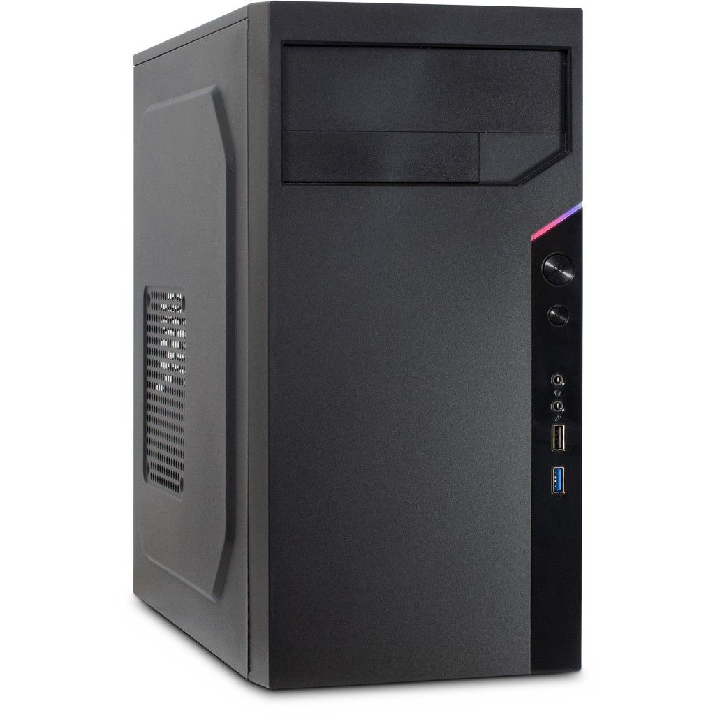 Inter-Tech IT-6505 Retro Micro Torre Negro