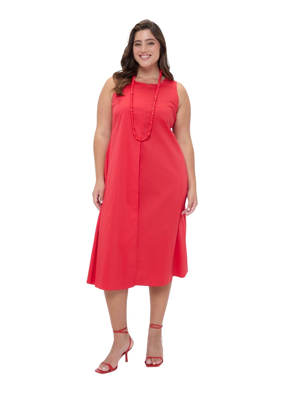 Fiorella Rubino - Vestido Free línea en A de algodón