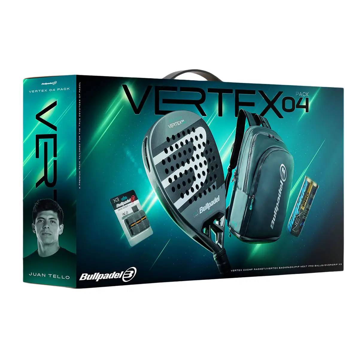 Pala de Pádel Pack Bullpadel Vertex 04 Comfort