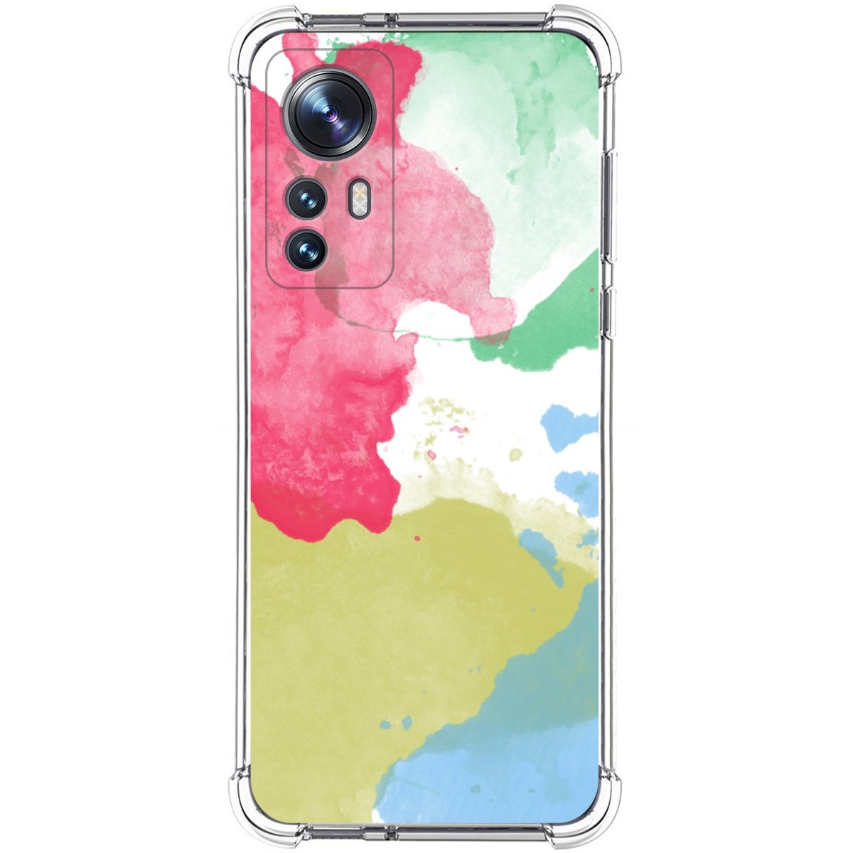 Funda Silicona Antigolpes para Xiaomi 12 / 12X 5G diseño Acuarela 02 Dibujos