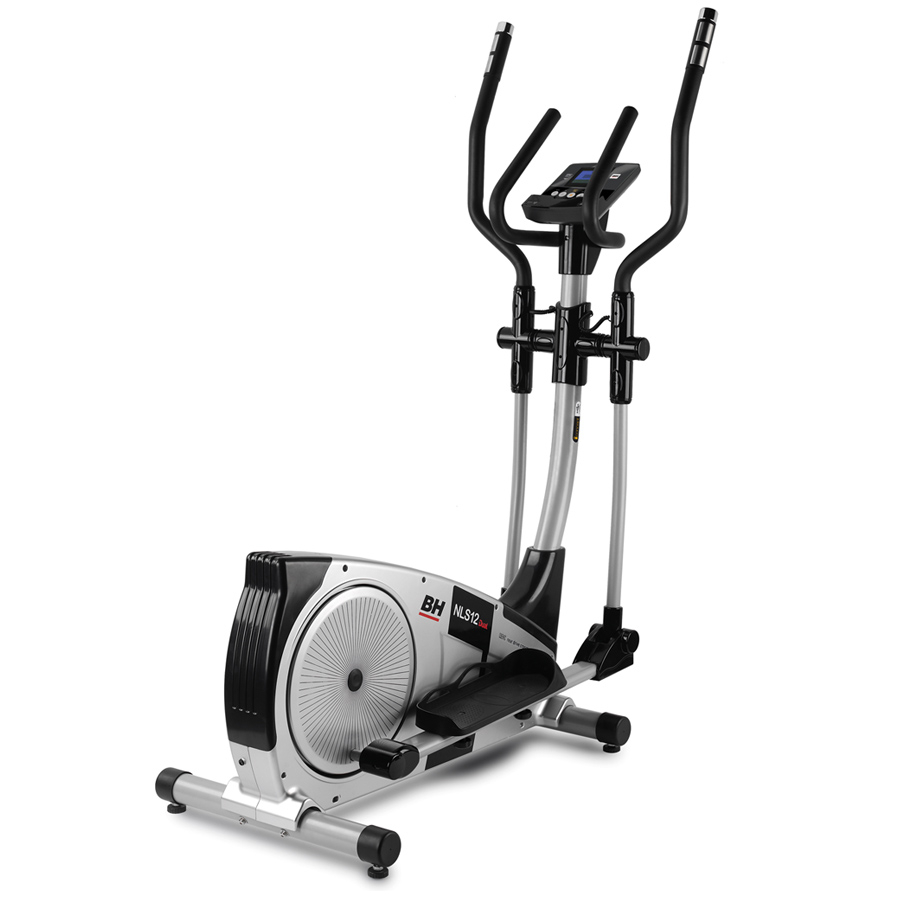 BH Fitness NLS12 Dual G2351 – Elíptica Compacta y Silenciosa con 24 Niveles, Zancada de 30 cm y Conectividad Bluetooth FTMS