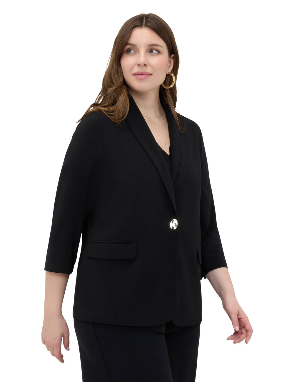 Fiorella Rubino - Blazer de punto con mangas de tres cuartos