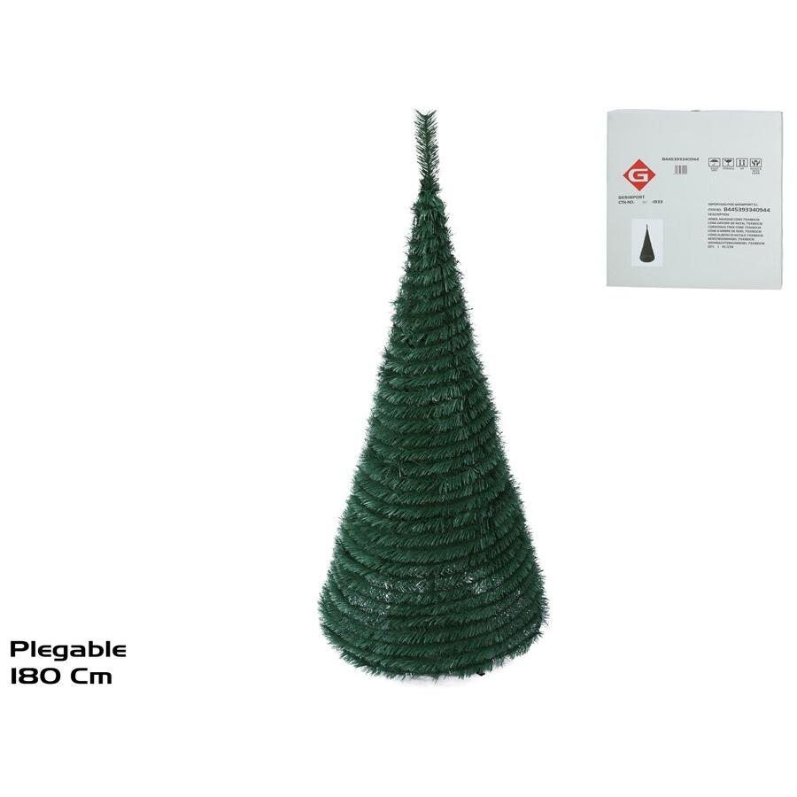 Gerimport Árbol Navidad cono 75x180 cm