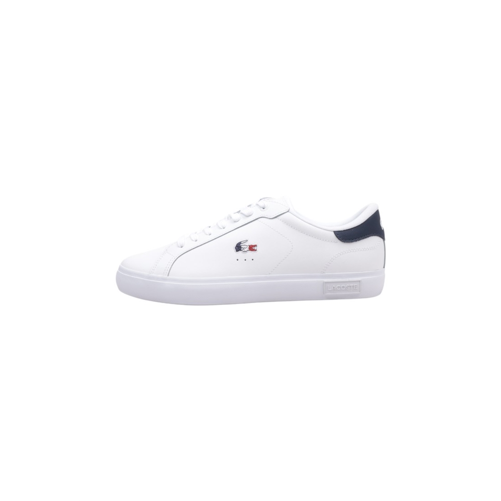 Lacoste POWERCOURT Deportivas Planas Hombre Blanco