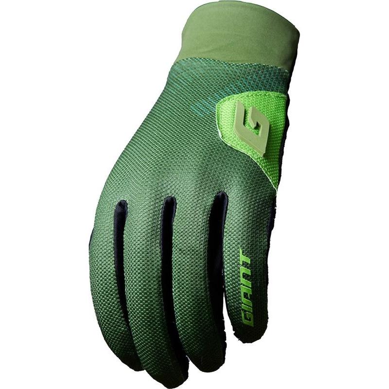 Elegiant - Guantes de bicicleta Trail Volcano Oliva talla S para ciclismo de montaña, ligeros y transpirables con palma microperforada Clarino y tiras antideslizantes de silicona