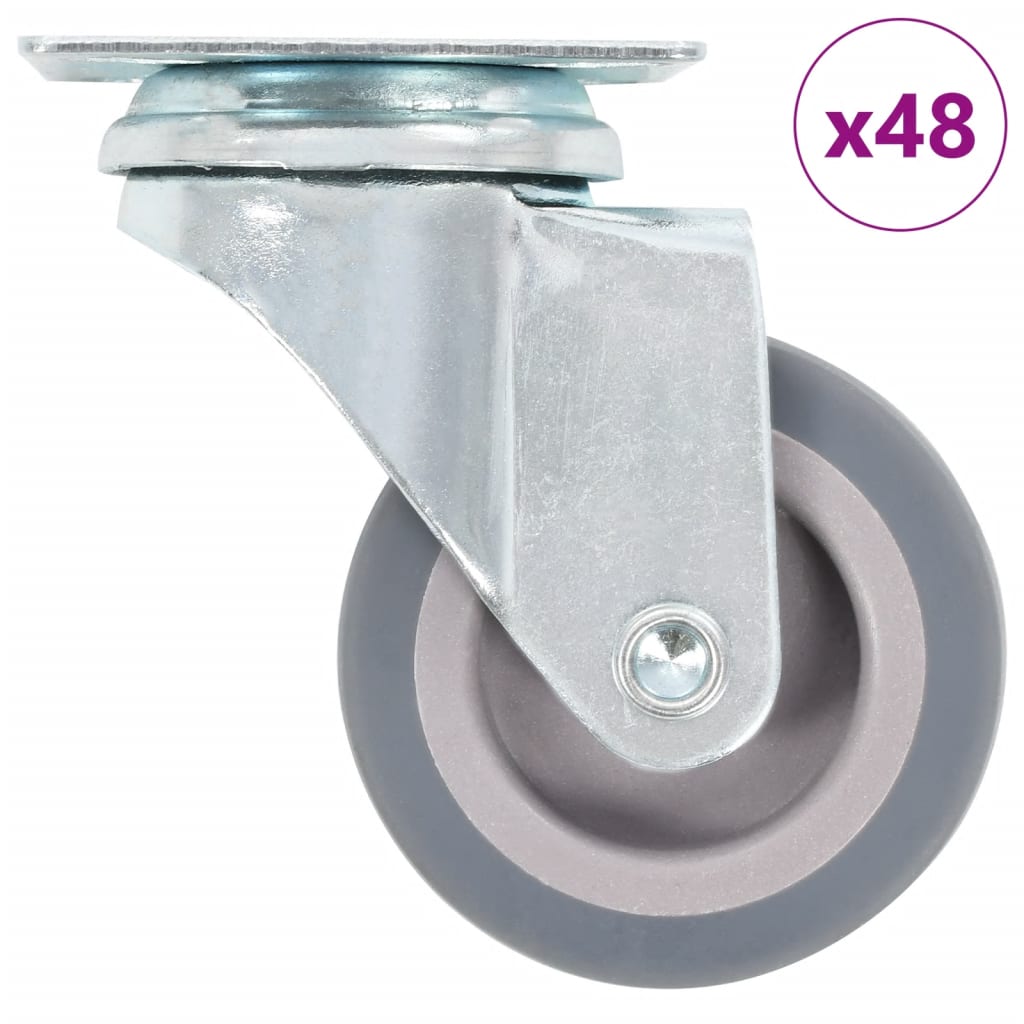vidaXL Ruedas Giratorias Diàmetro 50mm Accesorios Transporte Industriales Cantidad 12 unidades,  24 unidades,  36 unidades y mas