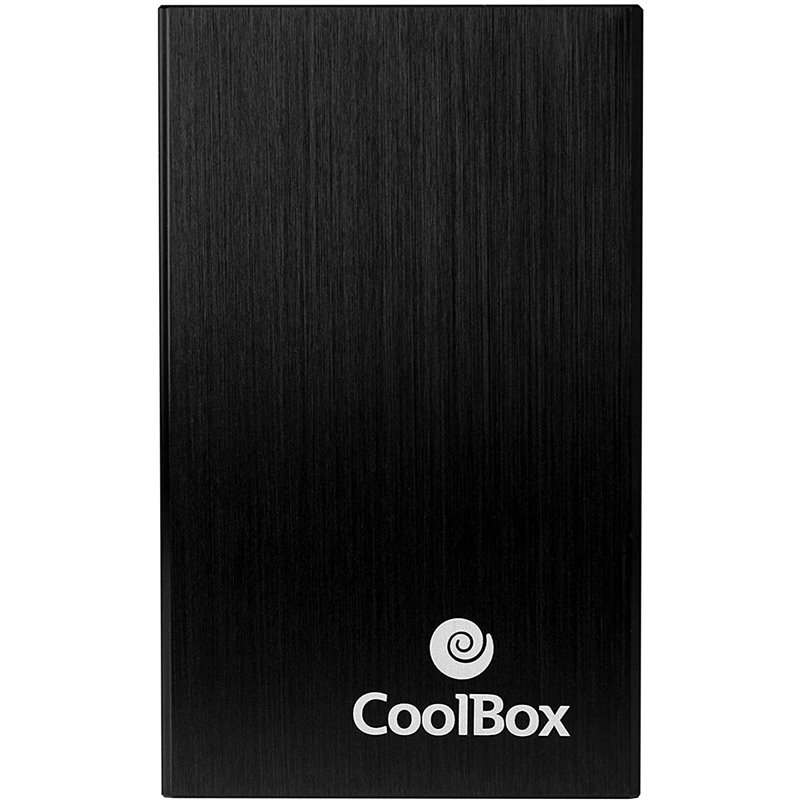 CoolBox SlimChase A-2523 Carcasa para disco duro USB-C, Negro
