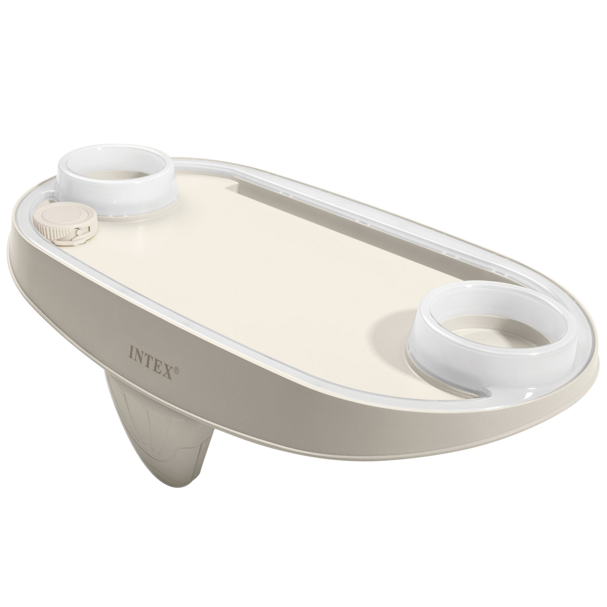Bandeja soporte bebidas INTEX Spa + 2 posavasos y luz LED