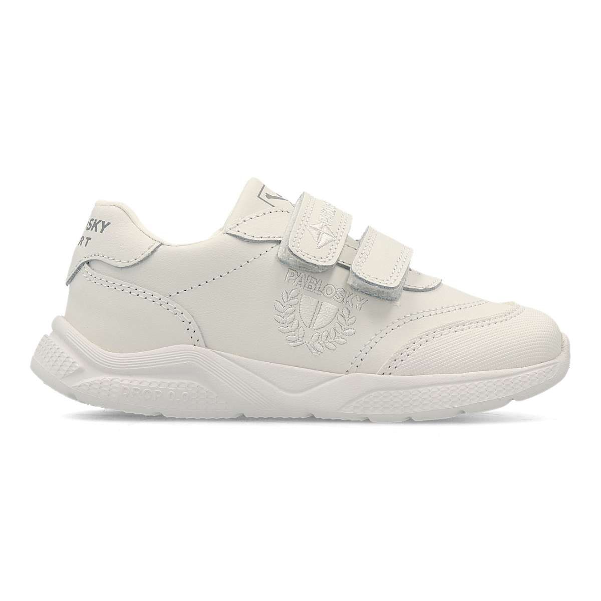 Pablosky - Zapatillas deportivas colegiales PABLOSKY con velcro, de piel y sintética, forro inTech absorbente, puntera reforzada y suela ultraligera