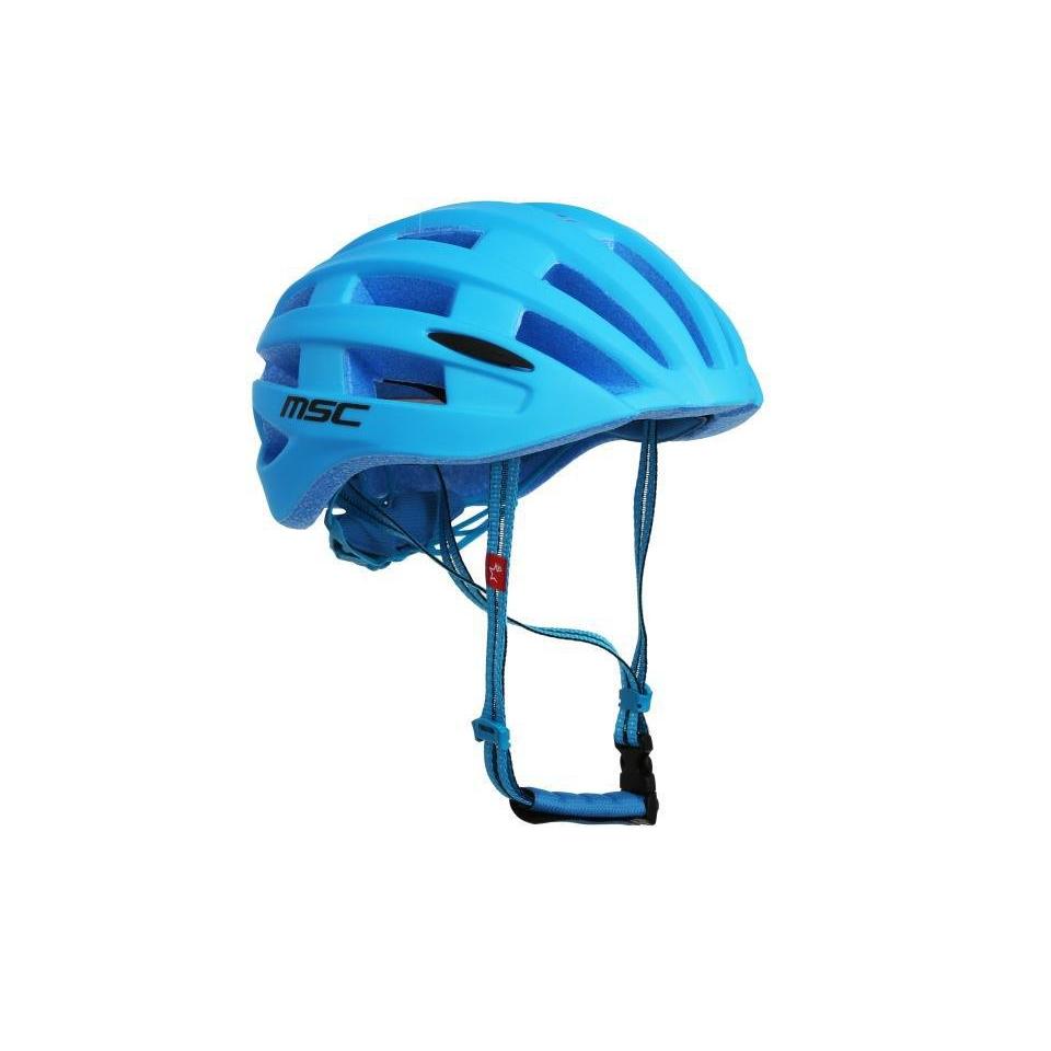 CASCO MSC CARRETERA C/ LUZ T-M/L(58-61cm) AZUL