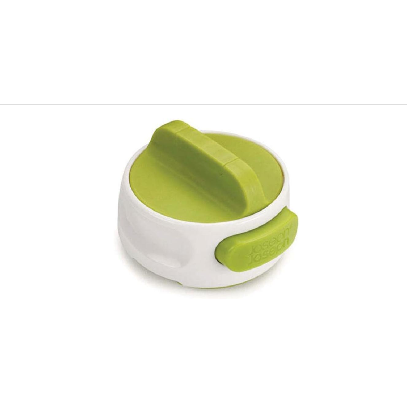 Abrelatas compacto verde Joseph Joseph Can-Do, diseño funcional y ergonómico, ideal para latas.