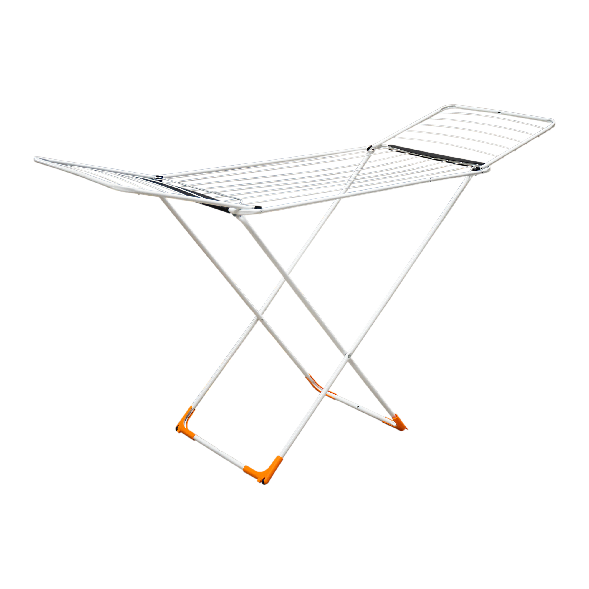 Cofan Tendedero de Suelo | Con Alas Plegables y Ruedas| Fabricado en Acero y Polipropileno | Medidas: 51 x 175 x 84 x 95 cm