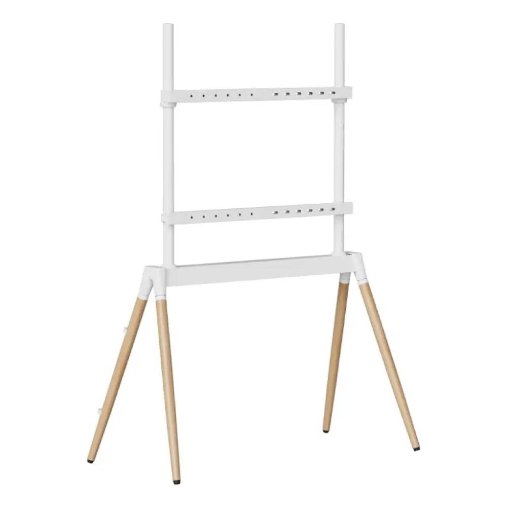 Soporte de TV Gembird TVS-86F-01-W Blanco/Madera 55-86" Gestión de cables integrada