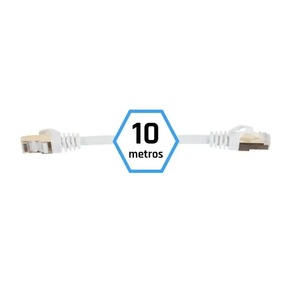 Latiguillo de red IGGUAL CAT7 SFTP 10 metros blanco