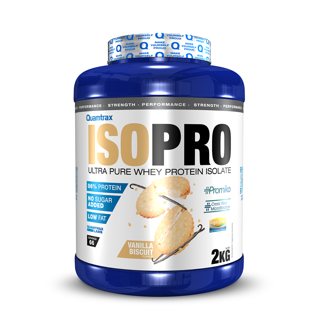 ISOPRO CFM 2 kg  - Proteína Aislada de Suero de Alta Calidad- QUAMTRAX