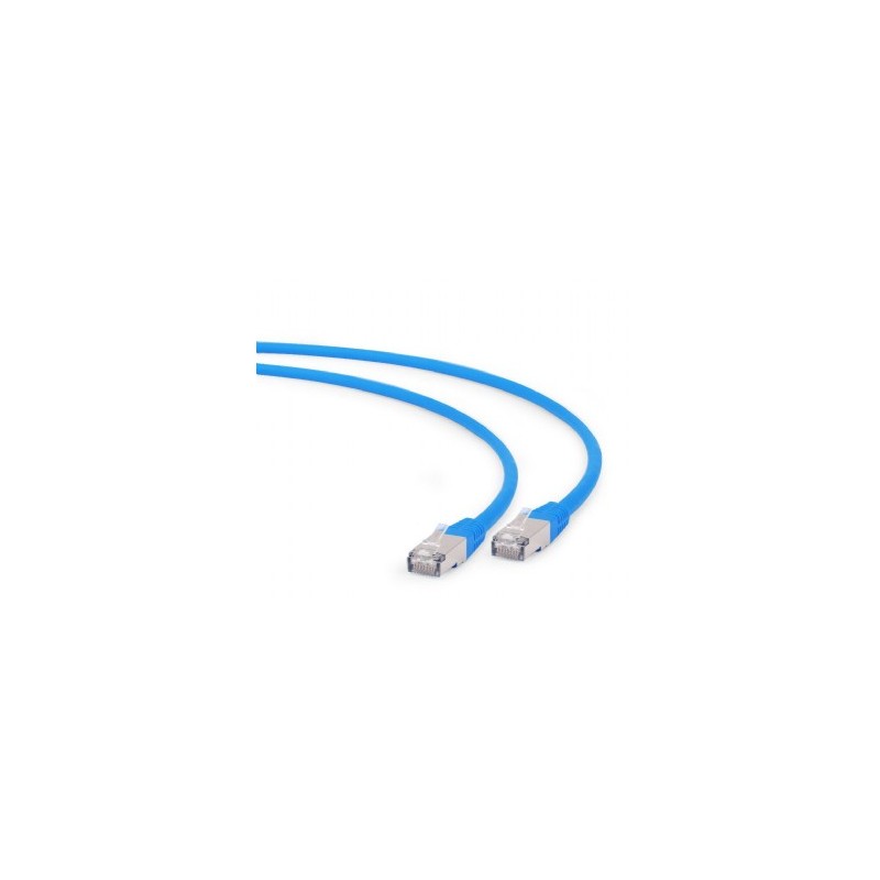 Gembird - PP6A-LSZHCU-B-1M cable de red Azul Cat6a S/FTP (S-STP) PP6A-LSZHCU-B-1M