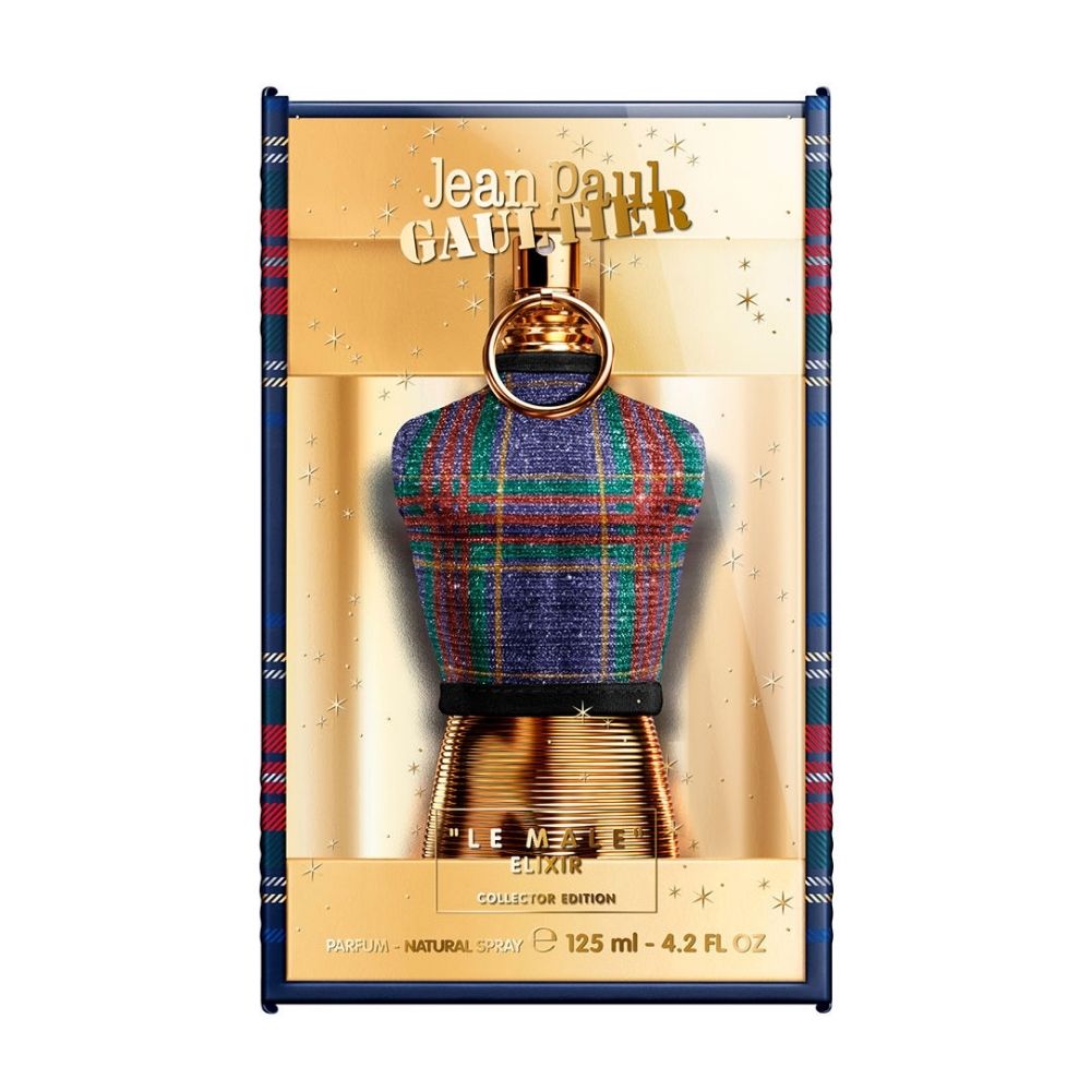 Jean Paul Gaultier - Le Male Elixir Parfum 125 Ml. Collector Edition. Edición especial para coleccionistas. Regalo para hombre. Perfume cálido, envolvente y adictivo.