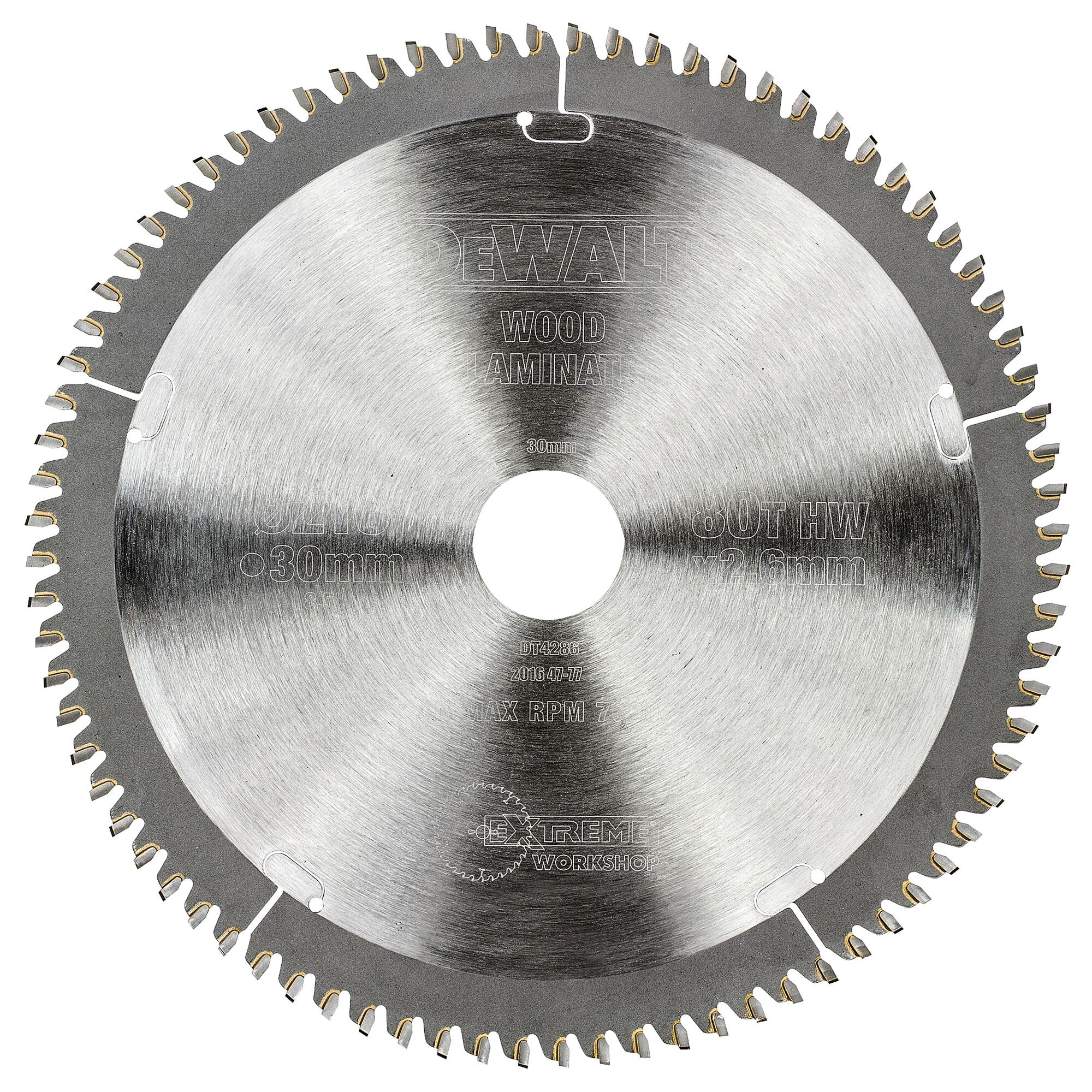 Dewalt pickaxe tarcz.216x30mmx80z