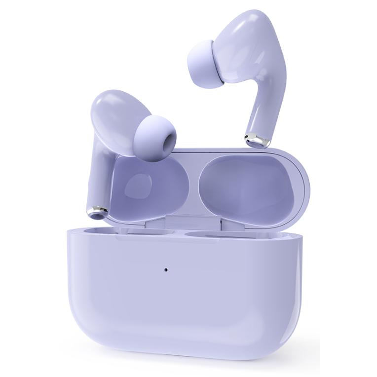 Gembird tws-03-v bluetooth tws in-ear headset purple autonomy 200h usb-c case