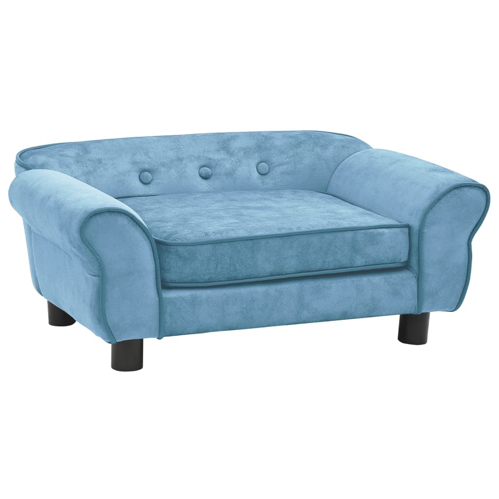 vidaXL Sofá para Perro Felpa 72x45x30 cm Cama Mascotas Almacenamiento Color Marrón,  Azul,  Burdeos y mas