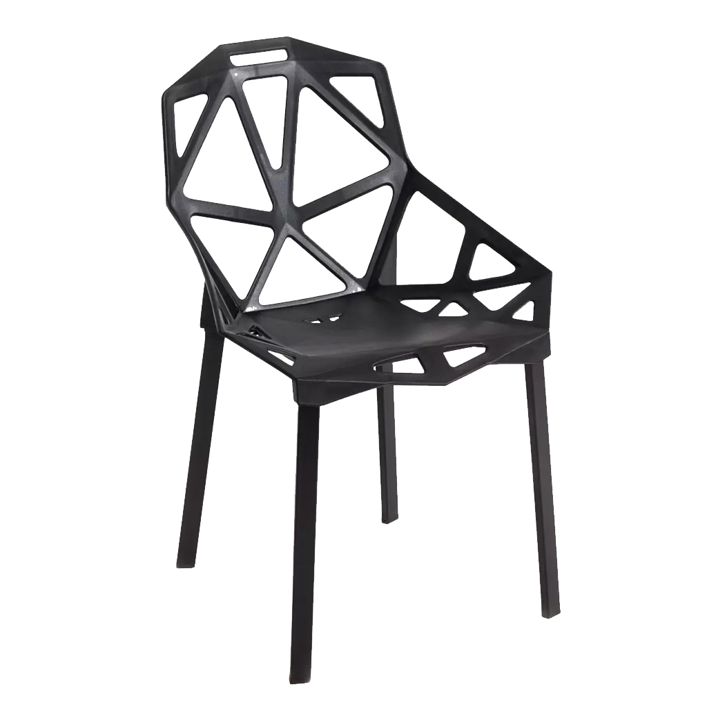 ORION91 Silla ELECTRA Color (VARIOS COLORES) Acero y Polipropileno 54x59x80cm Comedor Oficina Salón Teletrabajo Cocina - SpazioL