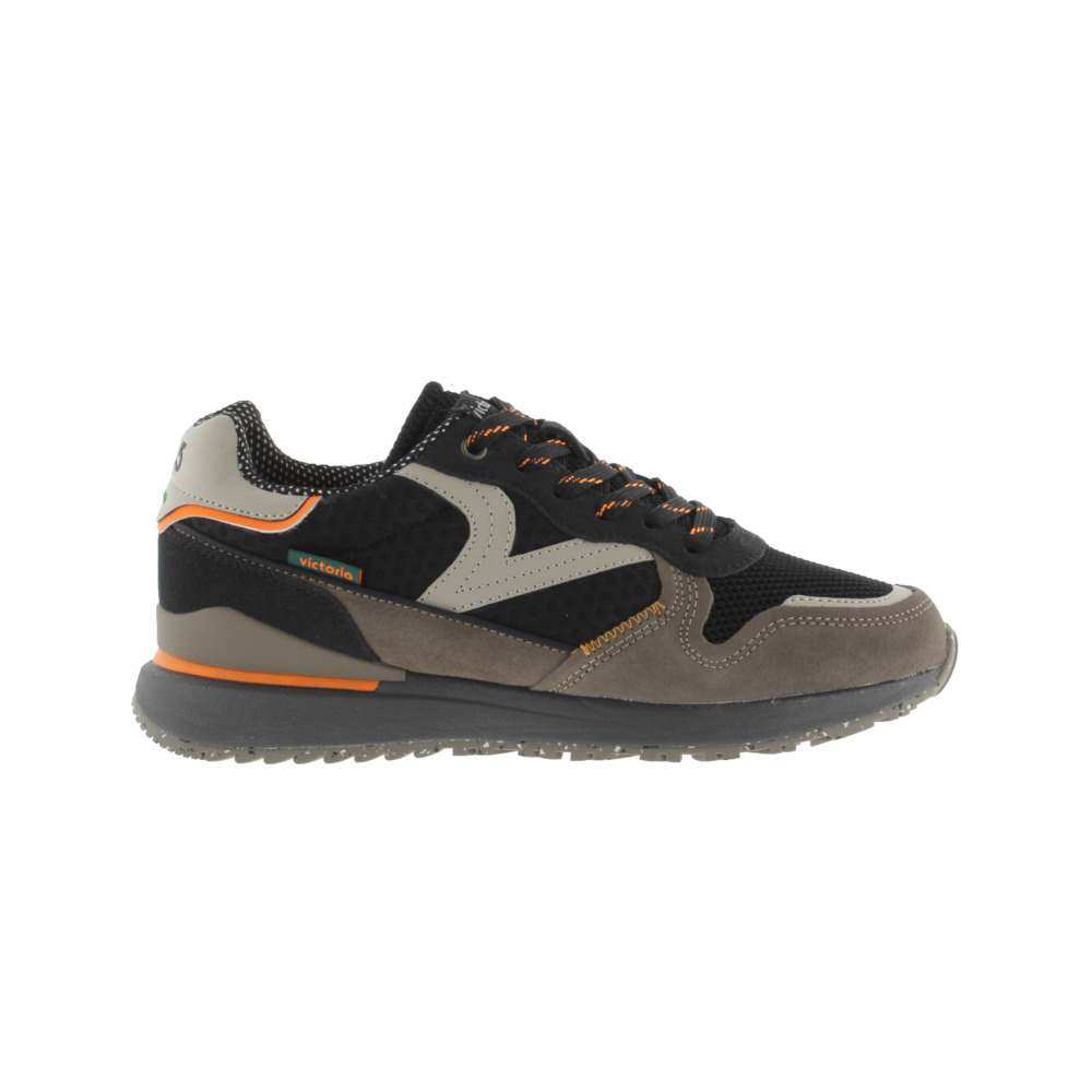 Victoria 1985 LEGGERA Zapatillas de nylon con piezas de color y serraje 8802115