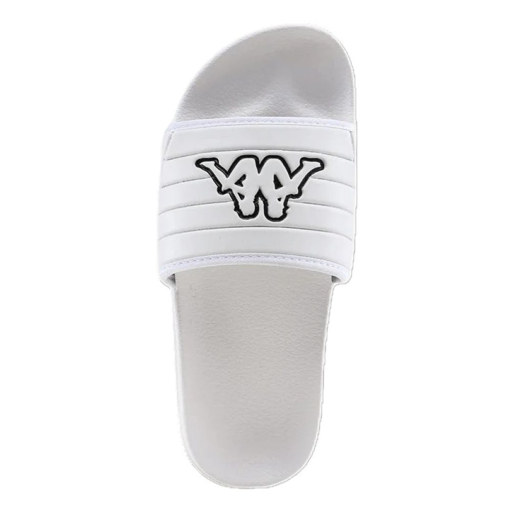 Kappa - Chanclas mujer LABLO blancas y negras, estilo slip-on moderno y versátil para verano